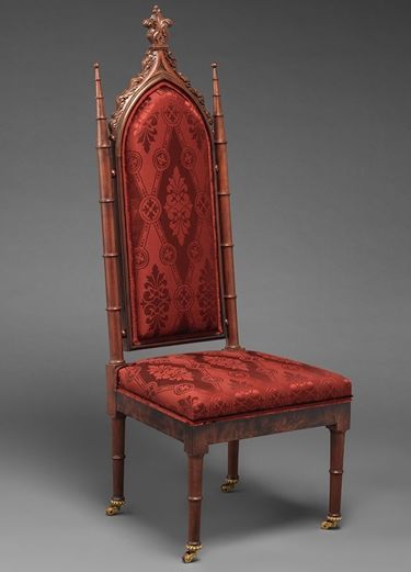 Two upholstered side chairs, side by side