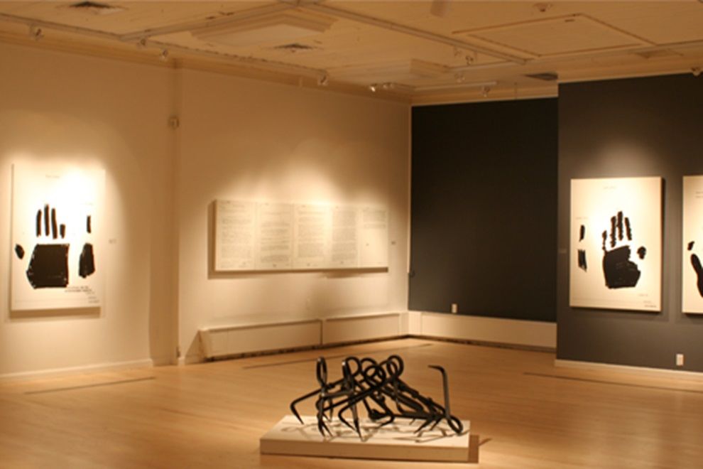 Amy Rahn's exhibition The Appearance of Clarity: Works in Black and White at the Helen Day Art Center in Stowe, Vermont