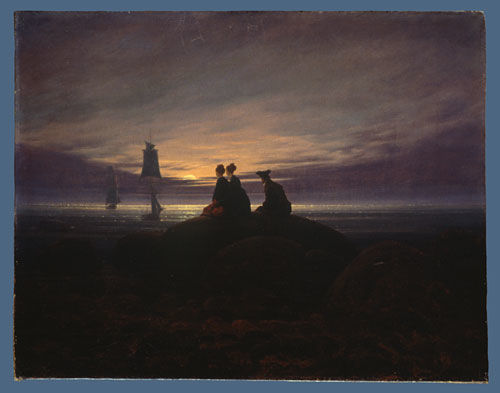 Moonrise over the Sea